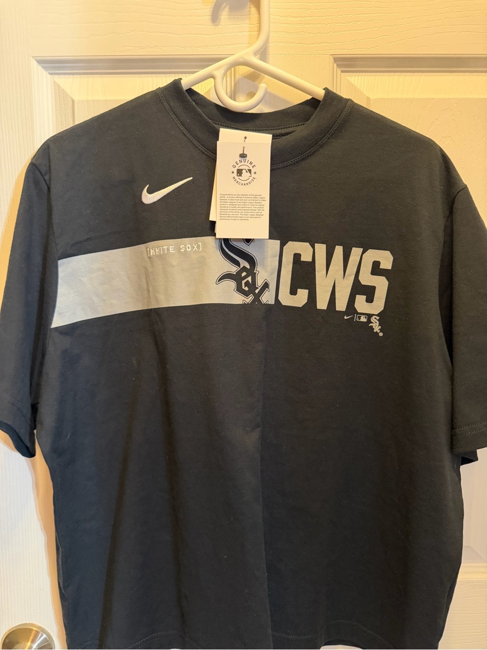 Nike Black Chicago White Sox CWS Graphic Tee
